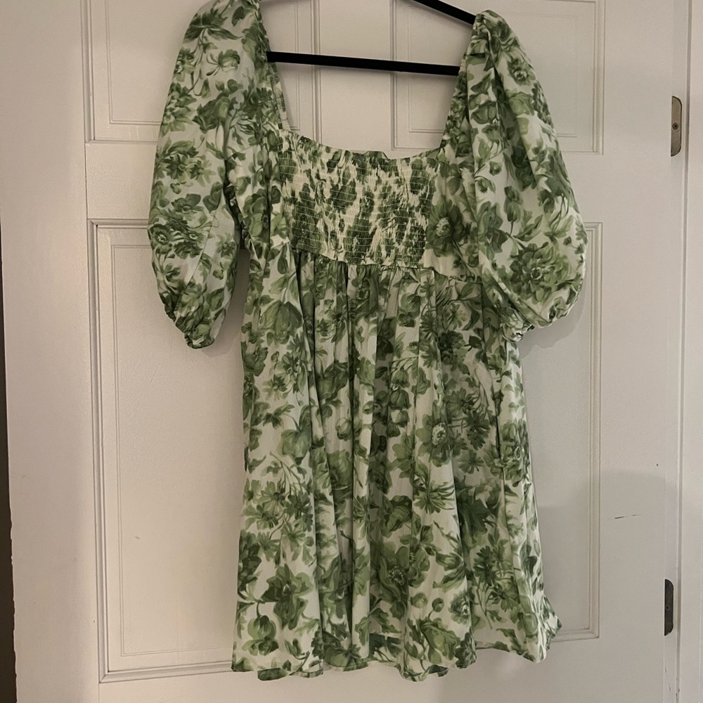Abercrombie & Fitch Puff Sleeve Dress